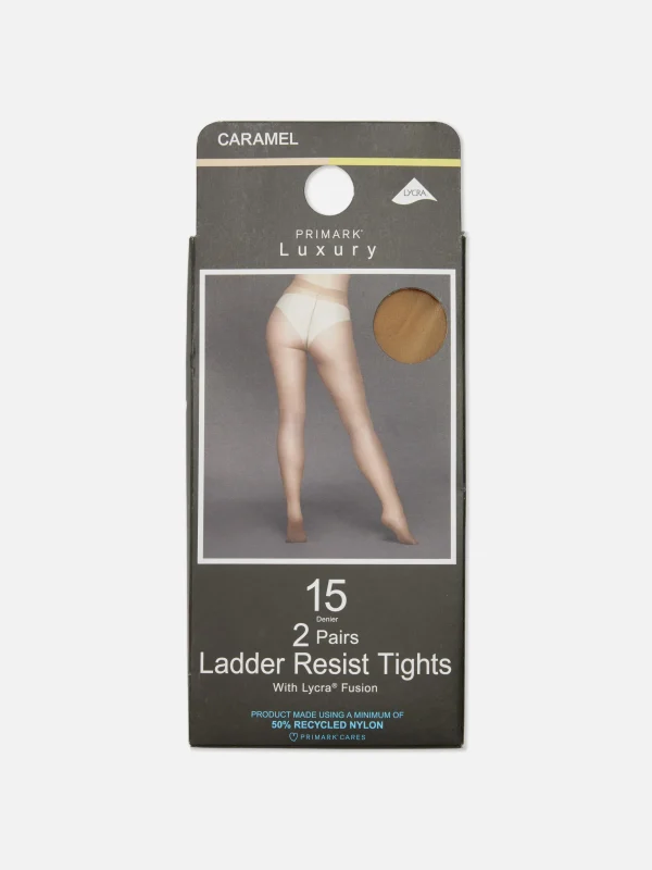 Lot De 2 Collants Résistants 15 Deniers