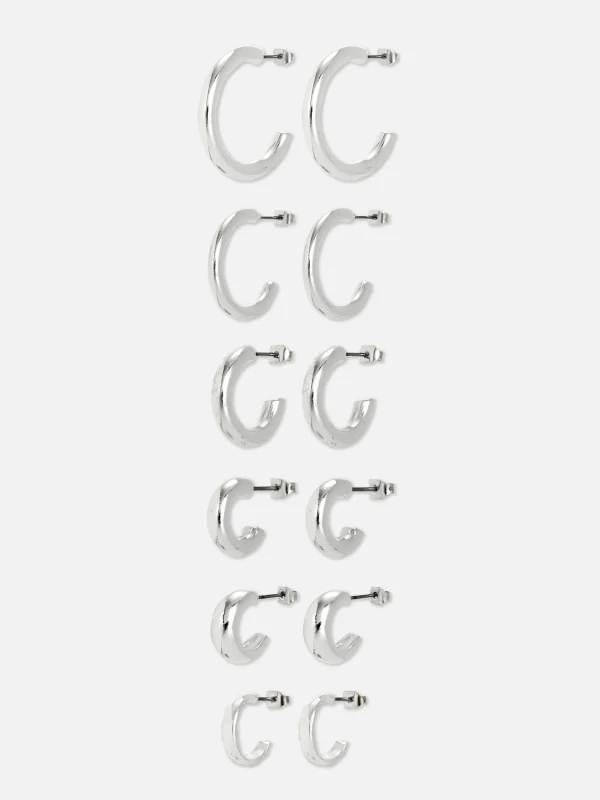 Lot De 6 Créoles épaisses