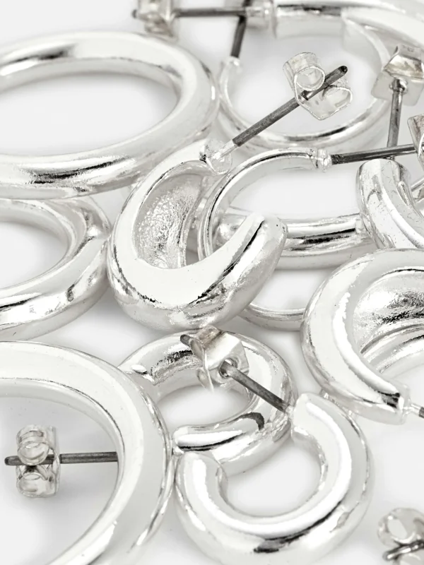 Lot De 6 Créoles épaisses