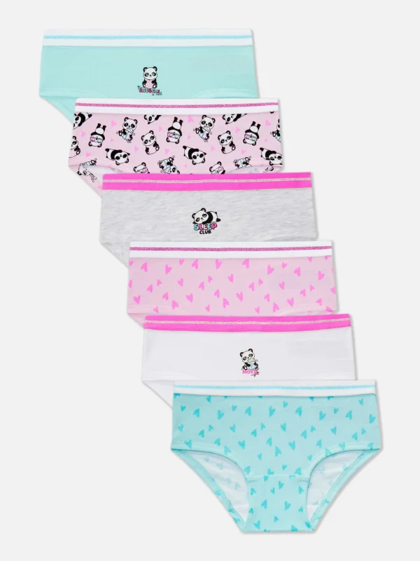 Lot De 6 Culottes à Motif Panda
