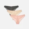 Lot De 3 Culottes Brésiliennes En Dentelle