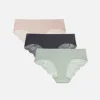 Lot De 3 Culottes Brésiliennes Invisibles à Dos En Dentelle