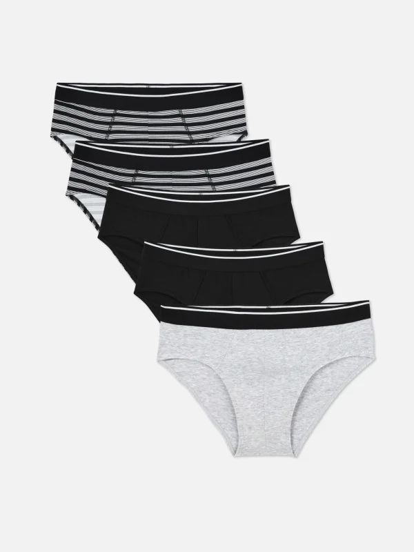 Lot De 5 Culottes En Mélange De Coton