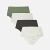 Lot De 4 Culottes Hautes Pour Tous Les Jours