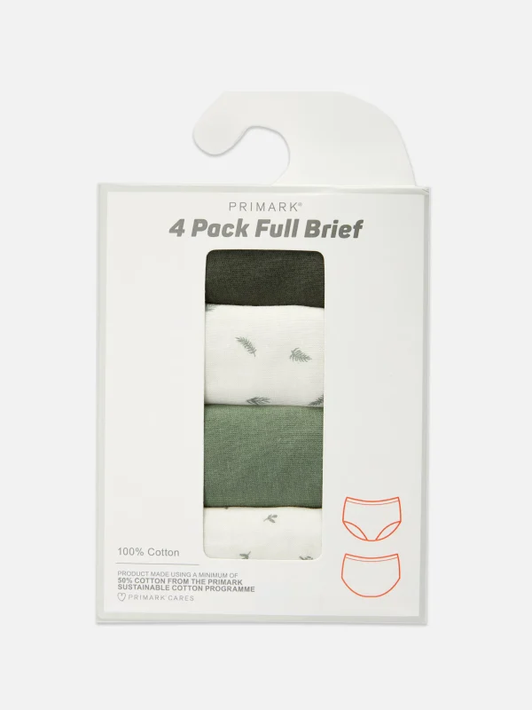 Lot De 4 Culottes Hautes Pour Tous Les Jours