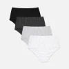 Lot De 4 Culottes Hautes Ton Sur Ton