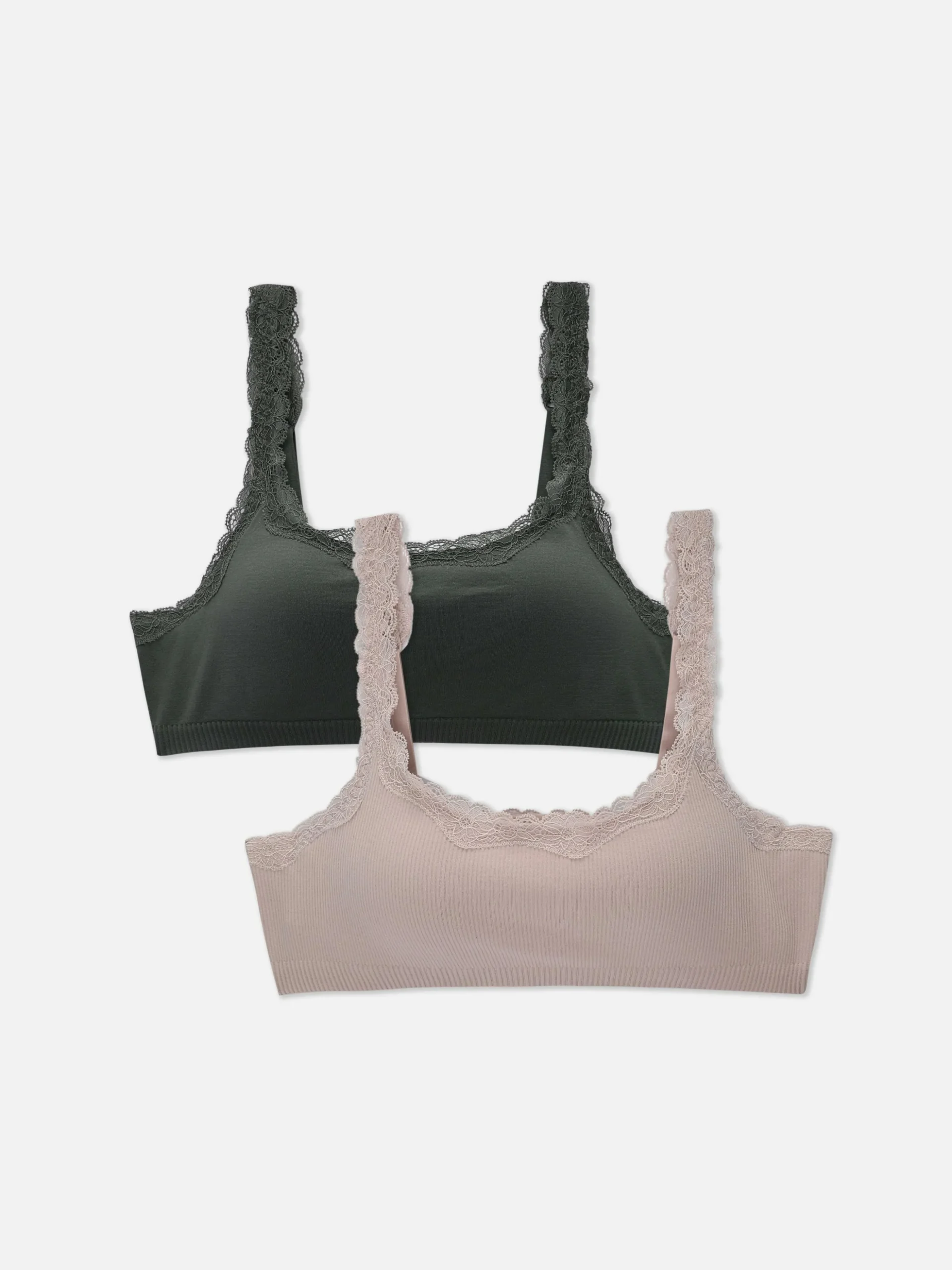 lot_de__dbardeurs_courts__0.webp Lot De 2 Débardeurs Courts à Finitions En Dentelle