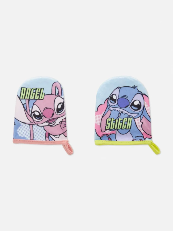 Lot De 2 Gants De Toilette Disney Lilo & Stitch