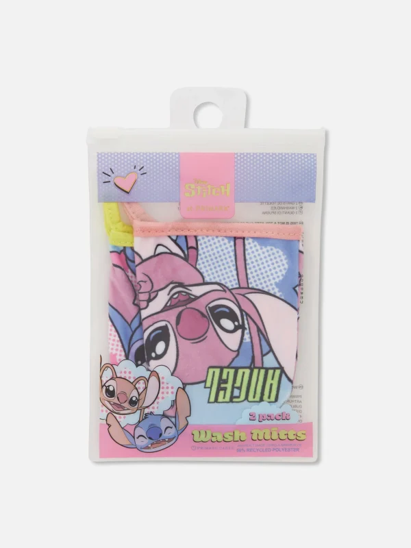 Lot De 2 Gants De Toilette Disney Lilo & Stitch