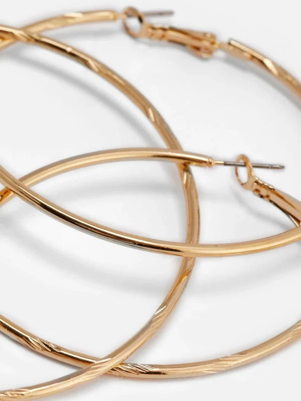 Lot De 2 Grandes Paires De Créoles