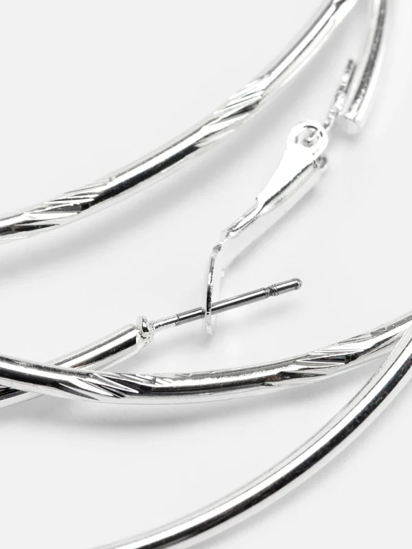 Lot De 2 Grandes Paires De Créoles