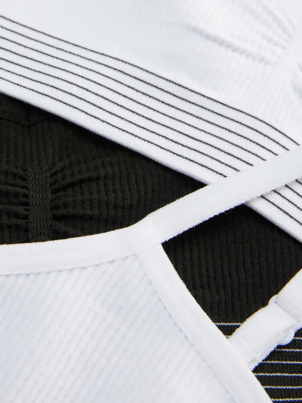 Lot De 3 Hauts Courts Style Caraco