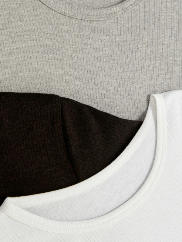 Lot De 3 Hauts Thermiques à Manches Courtes