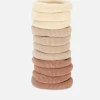 Lot De 20 élastiques Pour Cheveux En Tissu Côtelé