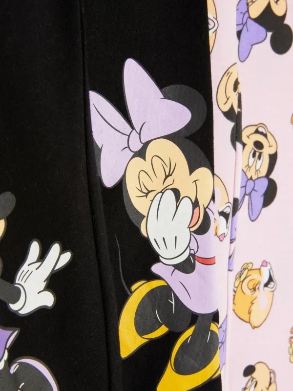 Lot De 2 Leggings Disney Minnie Mouse Et Ses Amis