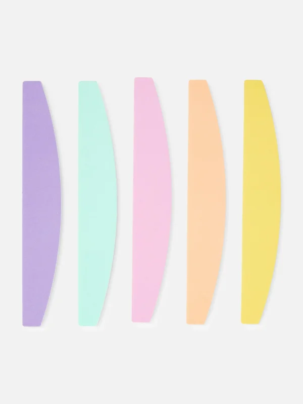 Lot De 5 Limes à Ongles Incurvées PS