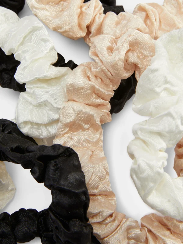 Lot De 6 Mini Chouchous Texturés