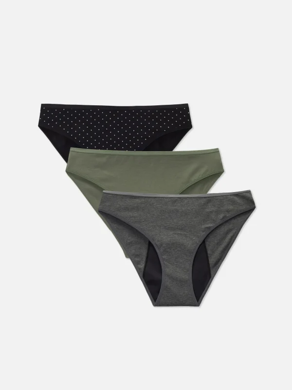 Lot De 3 Mini Culottes Menstruelles Variées