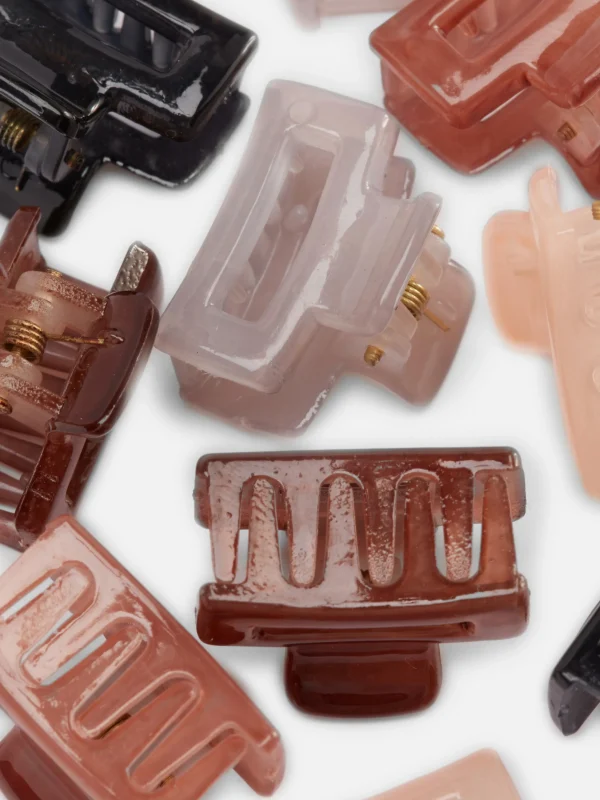 Lot De 10 Mini Pinces Double Clip