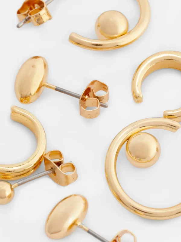 Lot De 4 Paires De Boucles D'oreilles Assorties