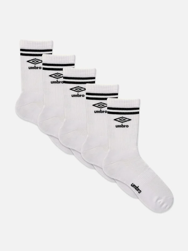Lot De 5 Paires De Chaussettes De Sport Umbro