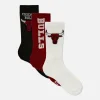 Lot De 3 Paires De Chaussettes NBA Chicago Bulls