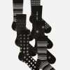 Lot De 7 Paires De Chaussettes à Motifs Variés