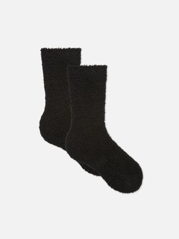 Lot De 2 Paires De Chaussettes En Bouclé Duveteux