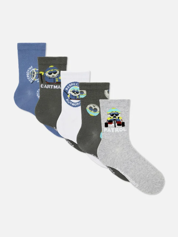 Lot De 5 Paires De Chaussettes South Park Cartman