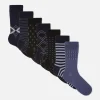 Lot De 7 Paires De Chaussettes à Motifs Variés
