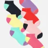 Lot De 7 Paires De Chaussettes Pour Baskets Color Block