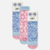 Lot De 2 Paires De Chaussettes Chaudes à Pois Et à Motif Animal
