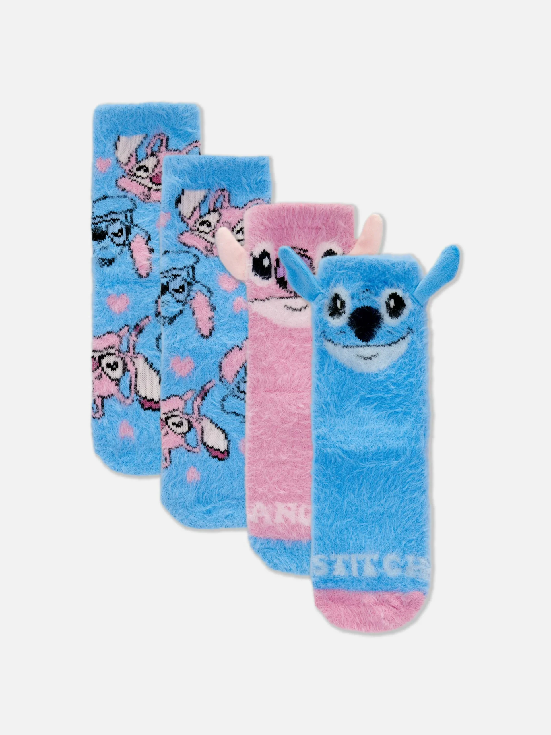 lot_de__paires_de_chausse_0-166.webp Lot De 2 Paires De Chaussettes Chaudes Disney Lilo & Stitch Angel