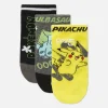 Lot De 3 Paires De Chaussettes Pour Baskets Pokémon