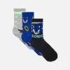 Lot De 3 Paires De Chaussettes Sonic Le Hérisson