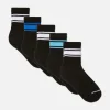 Lot De 5 Paires De Chaussettes De Sport à Rayures