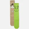 Lot De 2 Paires De Chaussettes Chaudes Shrek
