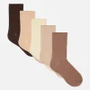 Lot De 5 Paires De Chaussettes Côtelées