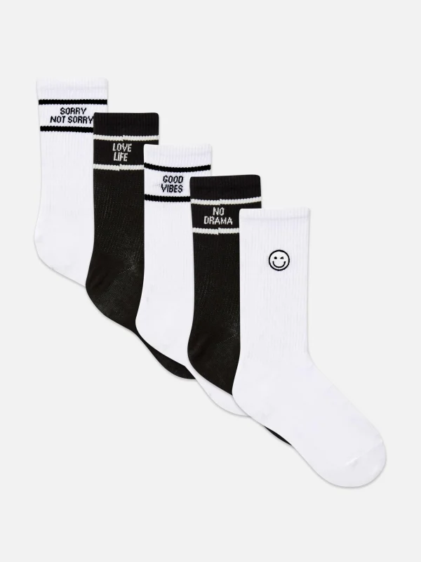 Lot De 5 Paires De Chaussettes