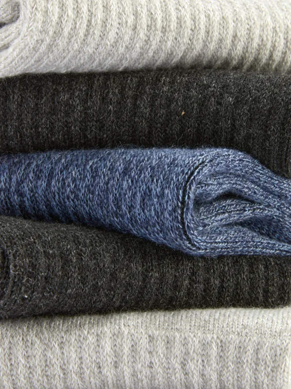 Lot De 5 Paires De Chaussettes Côtelées