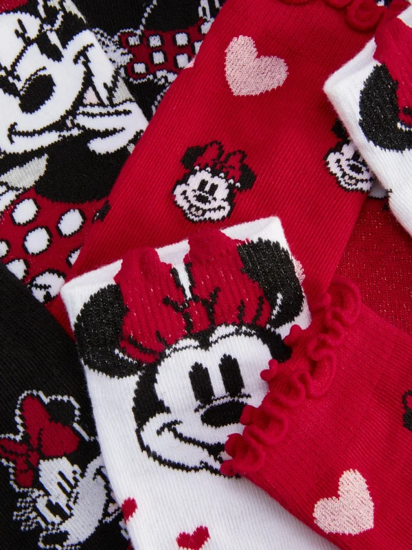 Lot De 4 Paires De Chaussettes Disney Minnie Mouse
