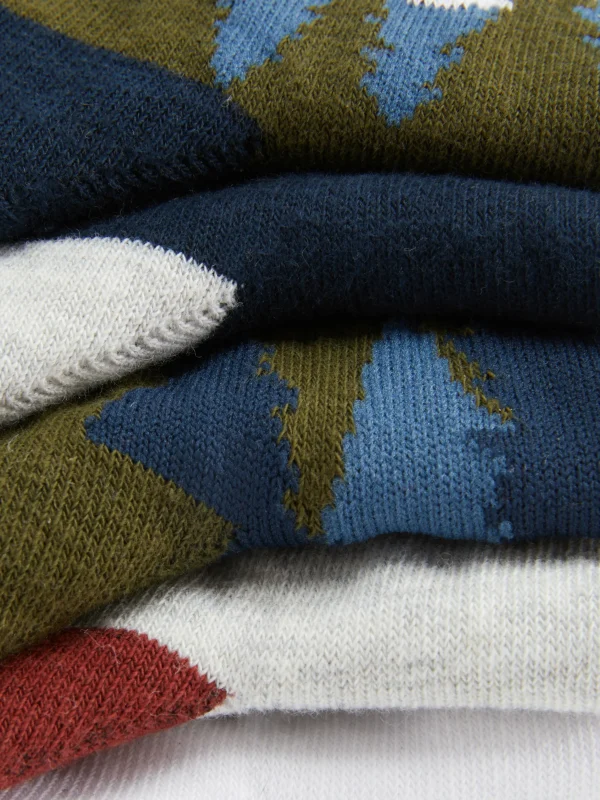 Lot De 5 Paires De Chaussettes à Motif Paysage