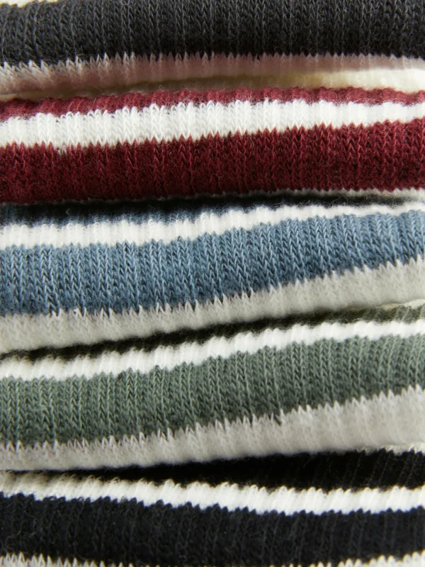 Lot De 5 Paires De Chaussettes De Sport à Rayures