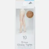 Lot De 5 Paires De Collants Brillants 10 Deniers