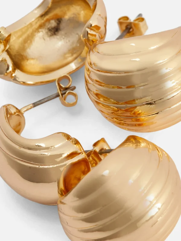 Lot De 2 Paires De Créoles à Coquillages Rita Ora