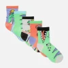 Lot De 5 Paires De Socquettes à Motif Dinosaures
