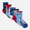 Lot De 5 Paires De Socquettes Requin