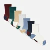 Lot De 7 Paires De Socquettes Color Block