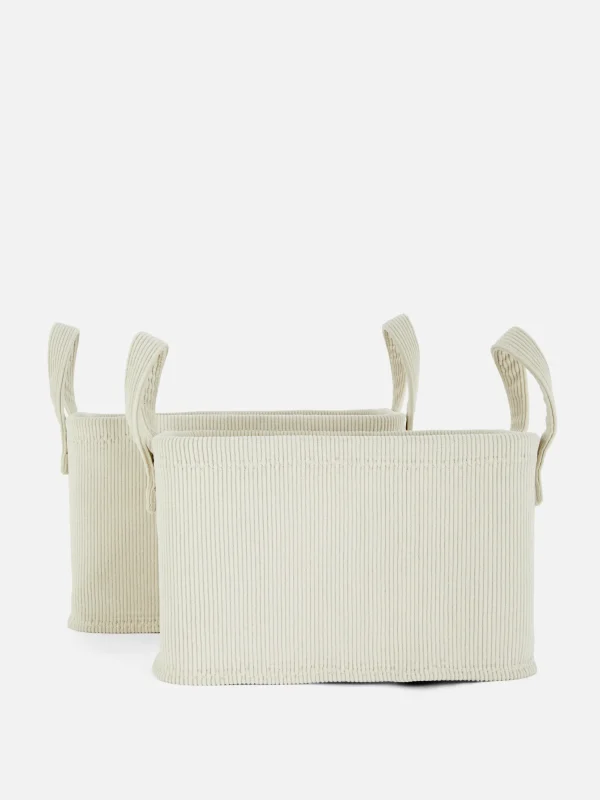 Lot De 2 Paniers De Rangement Gigognes