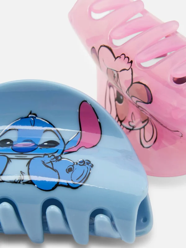 Lot De 2 Pinces à Cheveux Disney Lilo & Stitch